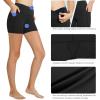 imagebaleaf Womens 8 5 3 Biker Shorts High Waist Yoga Workout Gym Running Volleyball Spandex Shorts with PocketsBlackclassic
