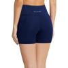 imagebaleaf Womens 8 5 3 Biker Shorts High Waist Yoga Workout Gym Running Volleyball Spandex Shorts with PocketsBlacknavy Blue