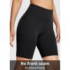 imagebaleaf Womens 8 5 3 Biker Shorts High Waist Yoga Workout Gym Running Volleyball Spandex Shorts with PocketsBlacksofter