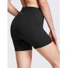 imagebaleaf Womens 8 5 3 Biker Shorts High Waist Yoga Workout Gym Running Volleyball Spandex Shorts with PocketsBlacksofter