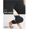 imagebaleaf Womens 8 5 3 Biker Shorts High Waist Yoga Workout Gym Running Volleyball Spandex Shorts with PocketsBlackstretchierlycra