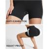 imagebaleaf Womens 8 5 3 Biker Shorts High Waist Yoga Workout Gym Running Volleyball Spandex Shorts with PocketsBlackstretchierlycra