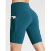 imagebaleaf Womens 8 5 3 Biker Shorts High Waist Yoga Workout Gym Running Volleyball Spandex Shorts with PocketsBlueclassic