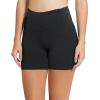 imagebaleaf Womens 8 5 3 Biker Shorts High Waist Yoga Workout Gym Running Volleyball Spandex Shorts with PocketsCharcoalclassic