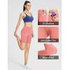 imagebaleaf Womens 8 5 3 Biker Shorts High Waist Yoga Workout Gym Running Volleyball Spandex Shorts with PocketsCoral Pinkclassic