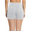imagebaleaf Womens 8 5 3 Biker Shorts High Waist Yoga Workout Gym Running Volleyball Spandex Shorts with PocketsLight Greyclassic