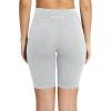 imagebaleaf Womens 8 5 3 Biker Shorts High Waist Yoga Workout Gym Running Volleyball Spandex Shorts with PocketsLight Greyclassic