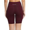 imagebaleaf Womens 8 5 3 Biker Shorts High Waist Yoga Workout Gym Running Volleyball Spandex Shorts with PocketsWine Redclassic