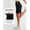 imagebaleaf Womens 9 Bermuda Knee Length Athletic Running Long Shorts with Pockets Quick Dry Shorts High Waisted UPF 50Black