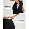 imagebaleaf Womens 9 Bermuda Knee Length Athletic Running Long Shorts with Pockets Quick Dry Shorts High Waisted UPF 50Black