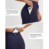 imagebaleaf Womens 9 Bermuda Knee Length Athletic Running Long Shorts with Pockets Quick Dry Shorts High Waisted UPF 50Navy Blue