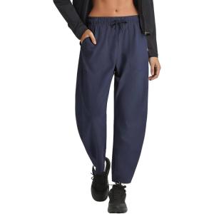 imagebaleaf Womens Barrel Pants Water Resistant Lightweight Travel Sweatpants Hiking Ankle Trousers with 5 Pockets Casual SlacksNavy Blue
