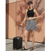 imagebaleaf Skorts for Women with Pockets Athletic Skort High Waisted Hiking Cargo Golf Travel Skirts Water Resistant UPF 50Dark Gray