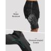 imagebaleaf Womens 15 Long Shorts with 7 Pockets Knee Length Hiking Bermuda Shorts Lightweight Quick Dry Cargo CaprisBlack