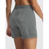 imagebaleaf Womens 5 Hiking Shorts with Zipper Pockets Lightweight Water Resistant Strech Quick Dry Golf Athletic ShortsDark Gray