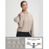 imagebaleaf Womens Sun Jackets Lightweight Packable Crop Shirts UPF 50 Long Sleeve Hoodie Water Resistant Zip Up Tops AthleticKhaki