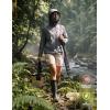 imagebaleaf Womens Sun Jackets No Insert Lightweight Hiking Hoodie UPF 50 Workout Mosquito Clothes Long Sleeve UV with 2 PocketsDark Gray