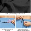 imagebaleaf Mens 5 Running Athletic Shorts for Workout Gym Tennis Sports Lightweight Quick Dry with Zipper PocketAshleigh Blue