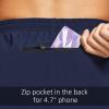 imagebaleaf Mens 5 Running Athletic Shorts for Workout Gym Tennis Sports Lightweight Quick Dry with Zipper PocketNavy