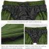 imagebaleaf Mens 7 Running Shorts with Mesh Liner Zipper Pocket for Athletic Workout GymArmy Green