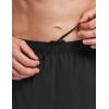imagebaleaf Mens 7 Running Shorts with Mesh Liner Zipper Pocket for Athletic Workout GymBlack