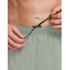 imagebaleaf Mens 7 Running Shorts with Mesh Liner Zipper Pocket for Athletic Workout GymLightgrey