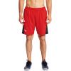 imagebaleaf Mens 7 Running Shorts with Mesh Liner Zipper Pocket for Athletic Workout GymRed