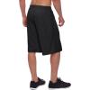 imagebaleaf Mens Basketball Shorts Long with Zipper Pockets Quick Dry Workout Training Drawstrings 11Black