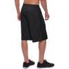 imagebaleaf Mens Basketball Shorts Long with Zipper Pockets Quick Dry Workout Training Drawstrings 11Black