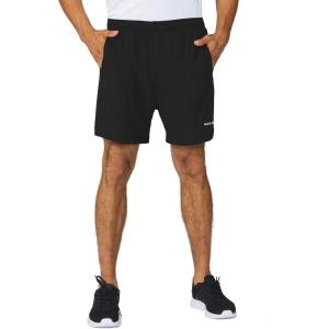 imagebaleaf Mens 5 Running Athletic Shorts for Workout Gym Tennis Sports Lightweight Quick Dry with Zipper PocketBlack