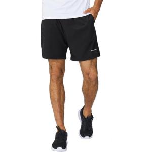 imagebaleaf Mens 5 Running Athletic Shorts for Workout Gym Tennis Sports Lightweight Quick Dry with Zipper PocketE01no Liningblack