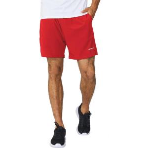 imagebaleaf Mens 5 Running Athletic Shorts for Workout Gym Tennis Sports Lightweight Quick Dry with Zipper PocketRed