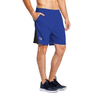 imagebaleaf Mens 7 Running Shorts with Mesh Liner Zipper Pocket for Athletic Workout GymRoyal Blue