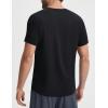 imagebaleaf Mens Cooling Running Shirts Short Sleeve Workout Athletic TShirts UPF 50 Sun Protection Quick Dry Moisture WickingBlack