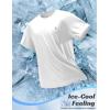 imagebaleaf Mens Cooling Running Shirts Short Sleeve Workout Athletic TShirts UPF 50 Sun Protection Quick Dry Moisture WickingWhite