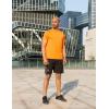 imagebaleaf Mens Running Workout Shirts Short Sleeve Athletic TShirt Quick DryA011blackish Green