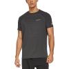 imagebaleaf Mens Running Workout Shirts Short Sleeve Athletic TShirt Quick DryA014heather Black