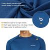 imagebaleaf Mens Running Workout Shirts Short Sleeve Athletic TShirt Quick DryA015heather Blue