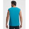imagebaleaf Mens Sleeveless Shirts Gym Workout Tank Tops Swim Muscle T Shirt Quick Dry Sun Protection UPF 50 Athletic SportAqua Blue