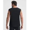imagebaleaf Mens Sleeveless Shirts Gym Workout Tank Tops Swim Muscle T Shirt Quick Dry Sun Protection UPF 50 Athletic SportBlack