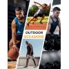 imagebaleaf Mens Sleeveless Shirts Gym Workout Tank Tops Swim Muscle T Shirt Quick Dry Sun Protection UPF 50 Athletic SportLight Brown