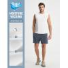 imagebaleaf Mens Sleeveless Shirts Gym Workout Tank Tops Swim Muscle T Shirt Quick Dry Sun Protection UPF 50 Athletic SportWhite