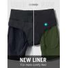 imagebaleaf Womens 7 Long Running Athletic Shorts with Liner High Waist Workout Gym Quick Dry Soft Split Leg Zipper PocketArmy Green
