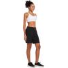 imagebaleaf Womens 7 Long Running Athletic Shorts with Liner High Waist Workout Gym Quick Dry Soft Split Leg Zipper PocketBlack
