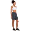 imagebaleaf Womens 7 Long Running Athletic Shorts with Liner High Waist Workout Gym Quick Dry Soft Split Leg Zipper PocketGrey