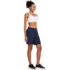 imagebaleaf Womens 7 Long Running Athletic Shorts with Liner High Waist Workout Gym Quick Dry Soft Split Leg Zipper PocketNavy
