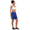 imagebaleaf Womens 7 Long Running Athletic Shorts with Liner High Waist Workout Gym Quick Dry Soft Split Leg Zipper PocketRoyal Blue
