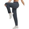 imagebaleaf Womens Barrel Pants with Pockets Drawstring Athletic Quick Dry Adjustable Cuff Wide Leg Tapered Fit Casual SweatpantsDark Gray