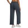 imagebaleaf Womens Barrel Pants with Pockets Drawstring Athletic Quick Dry Adjustable Cuff Wide Leg Tapered Fit Casual SweatpantsDark Gray