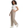 imagebaleaf Womens Barrel Pants with Pockets Drawstring Athletic Quick Dry Adjustable Cuff Wide Leg Tapered Fit Casual SweatpantsKhaki